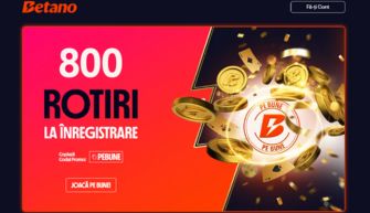 Betano bonus fara depunere - 800 FS