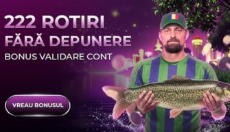 Player bonus fara depunere - 222 Rotiri Gratuite