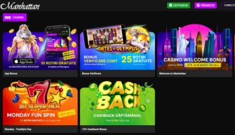 Manhattan Bonus Fara Depunere - 50 rotiri gratuite