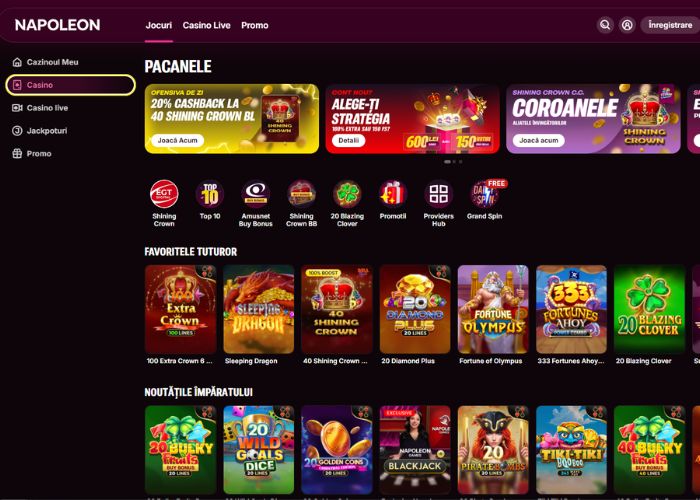 Napoleon Games Casino Online - Recenzie
