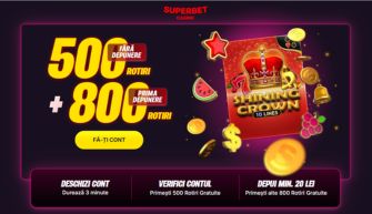 Superbet bonus fara depunere - 500 Rotiri Gratuite