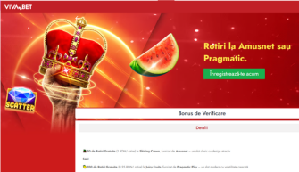 VivaBet Bonus Fara Depunere 200 Rotiri Gratuite