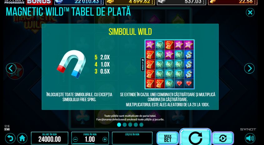 Magnetic Wild - simbolul wild