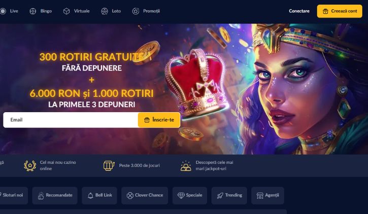Royal Slots bonus fara depunere - 300 rotiri gratuite