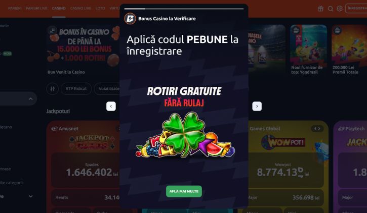 Betano bonus fara depunere - 110 rotiri gratuite fara rulaj