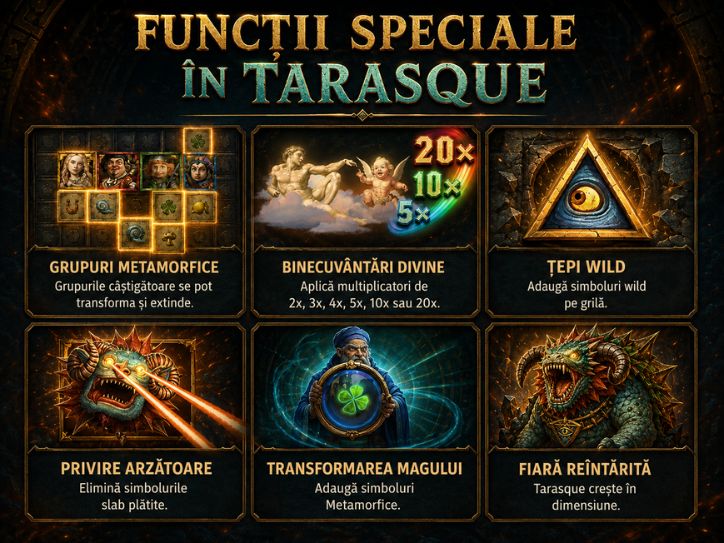Funcții speciale în Tarasque Demo